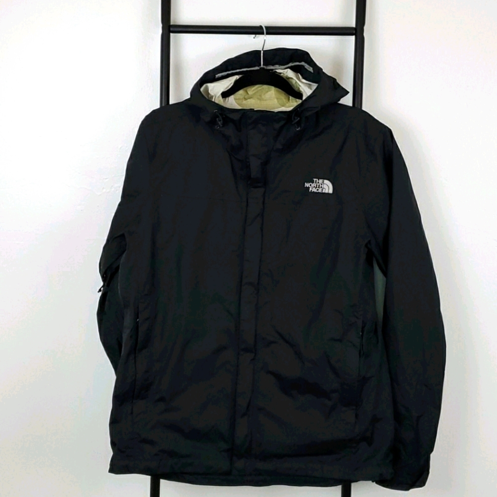 The North Face Dryvent hoodie windbreaker jacket black men size M